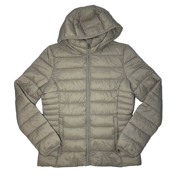 Calvin Klein Woman’s Tan Puffer Jacket Size Small - Picture 1 of 7